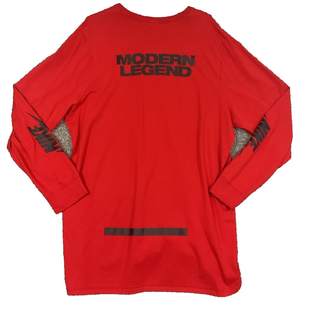NIKE AIR Modern Legend PIVOT 821 LONGLINE Red Long Sleeve SZ 3XL